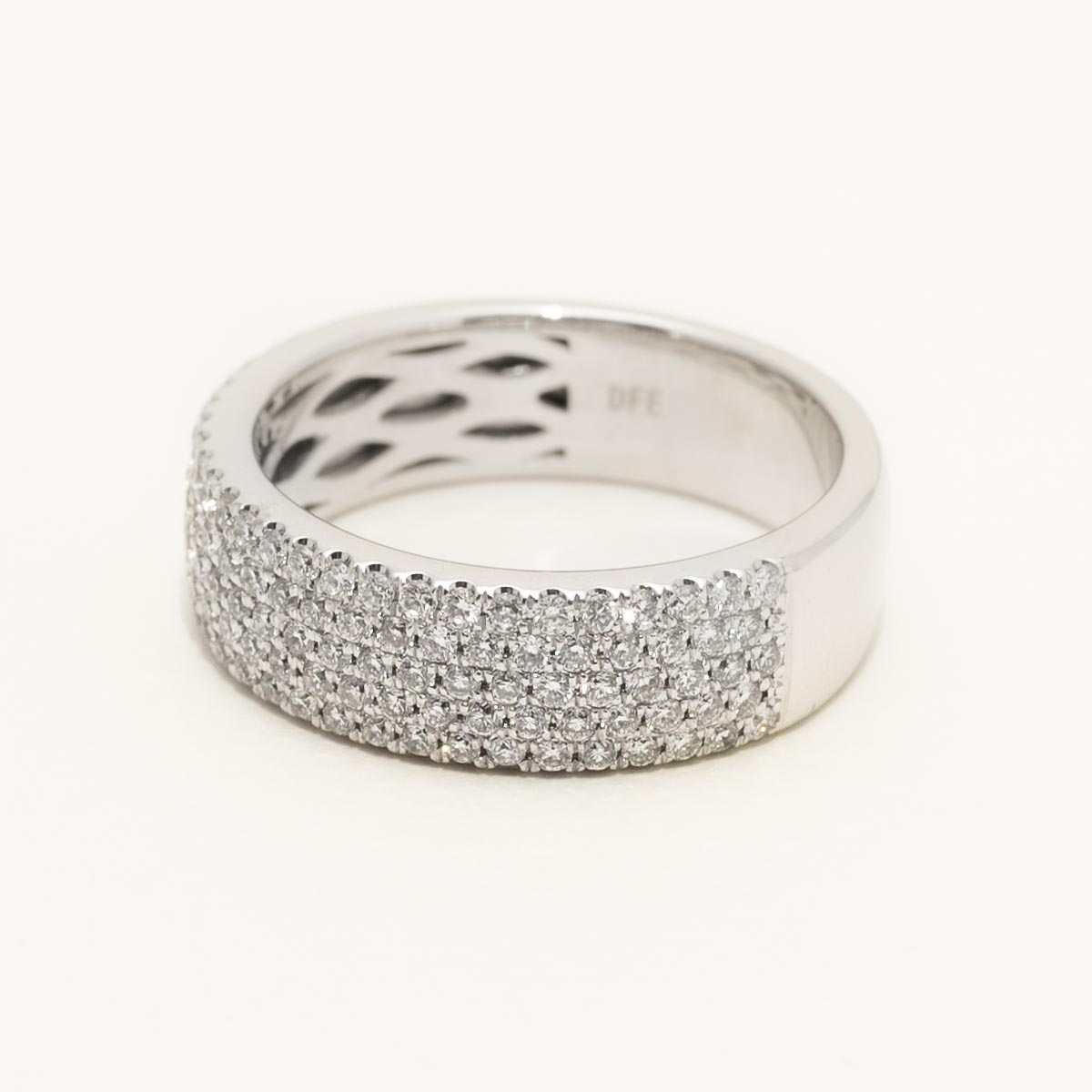 Pave Diamond Ring in 14kt White Gold (3/4ct tw)