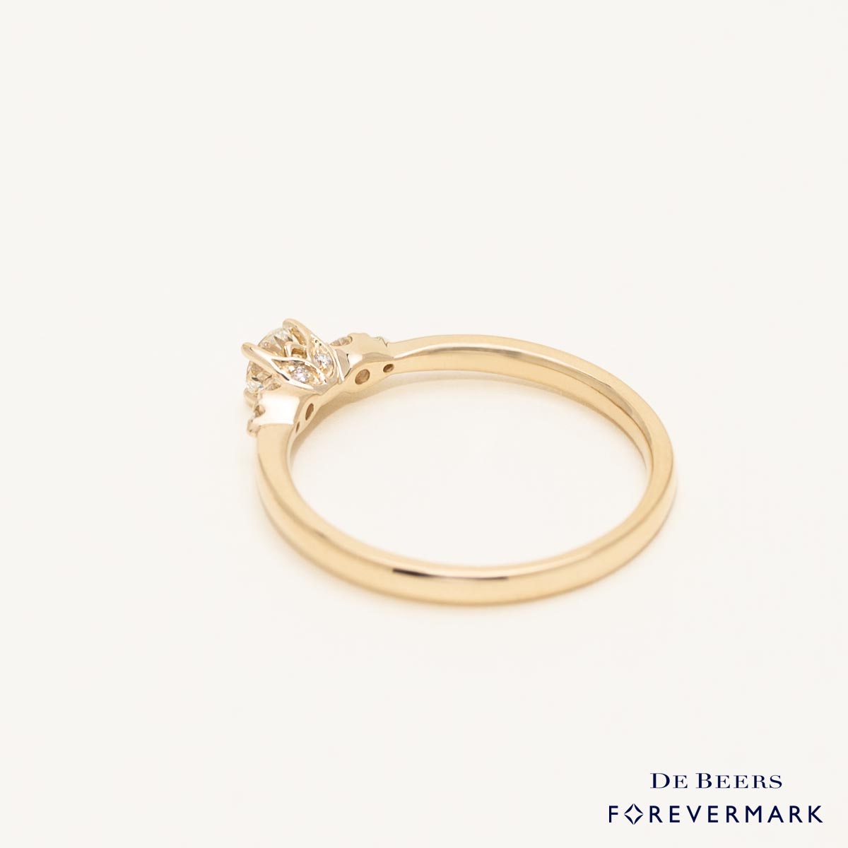 De Beers Forevermark Diamond Engagement Ring in 14kt Yellow Gold (1/3ct tw)