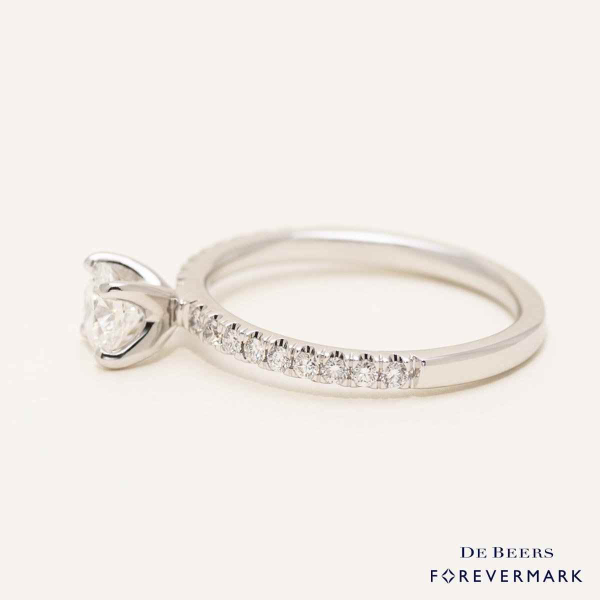 Forevermark Diamond Engagement Ring in 14kt White Gold 3 4ct tw