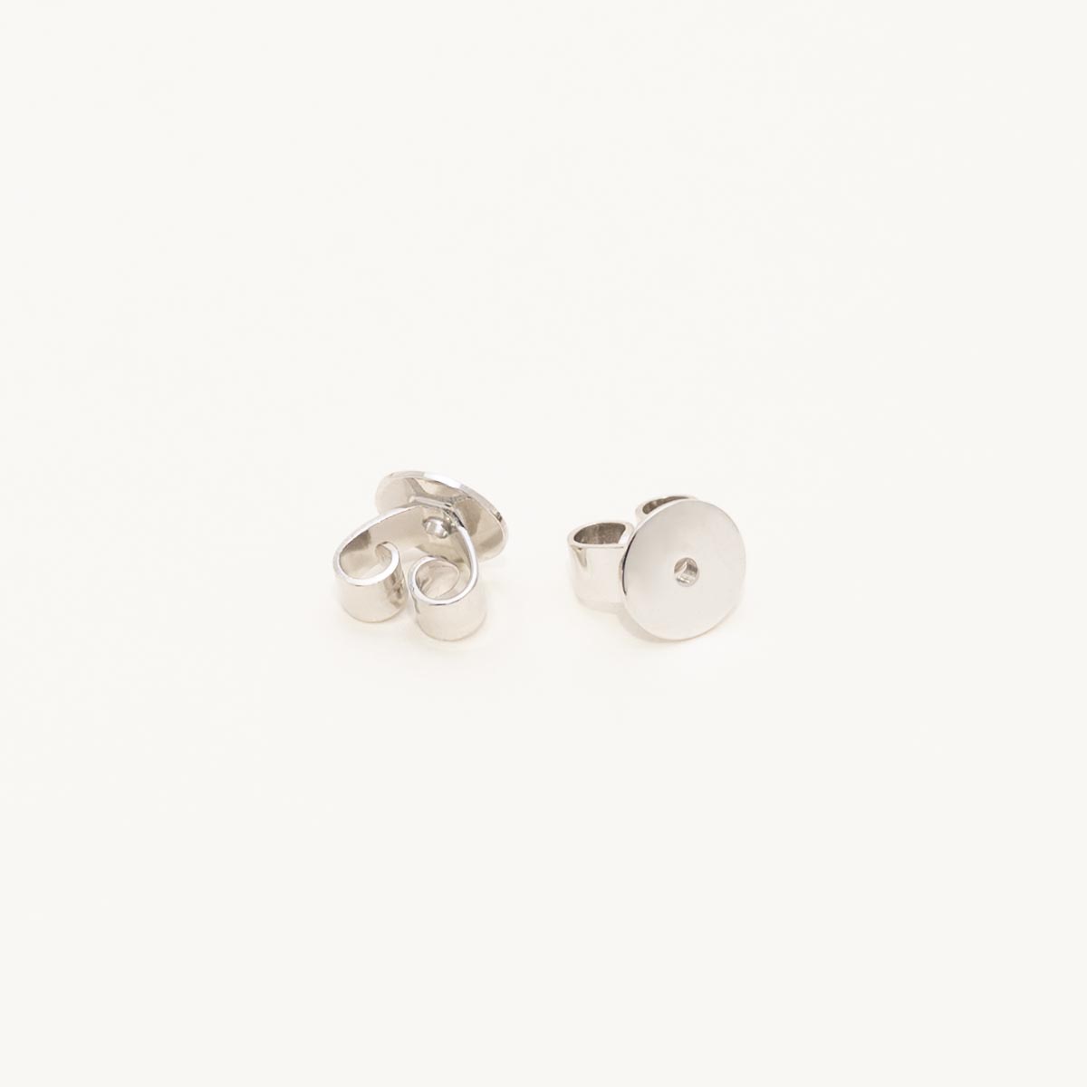 Maine Green Tourmaline Halo Stud Earrings in 14kt White Gold with Diamonds (1/4ct tw)