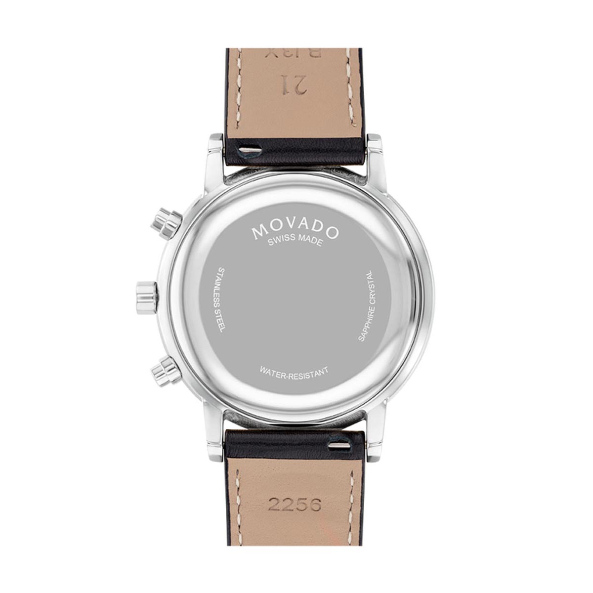 Movado Museum Classic Chronograph Mens Watch with Black Dial