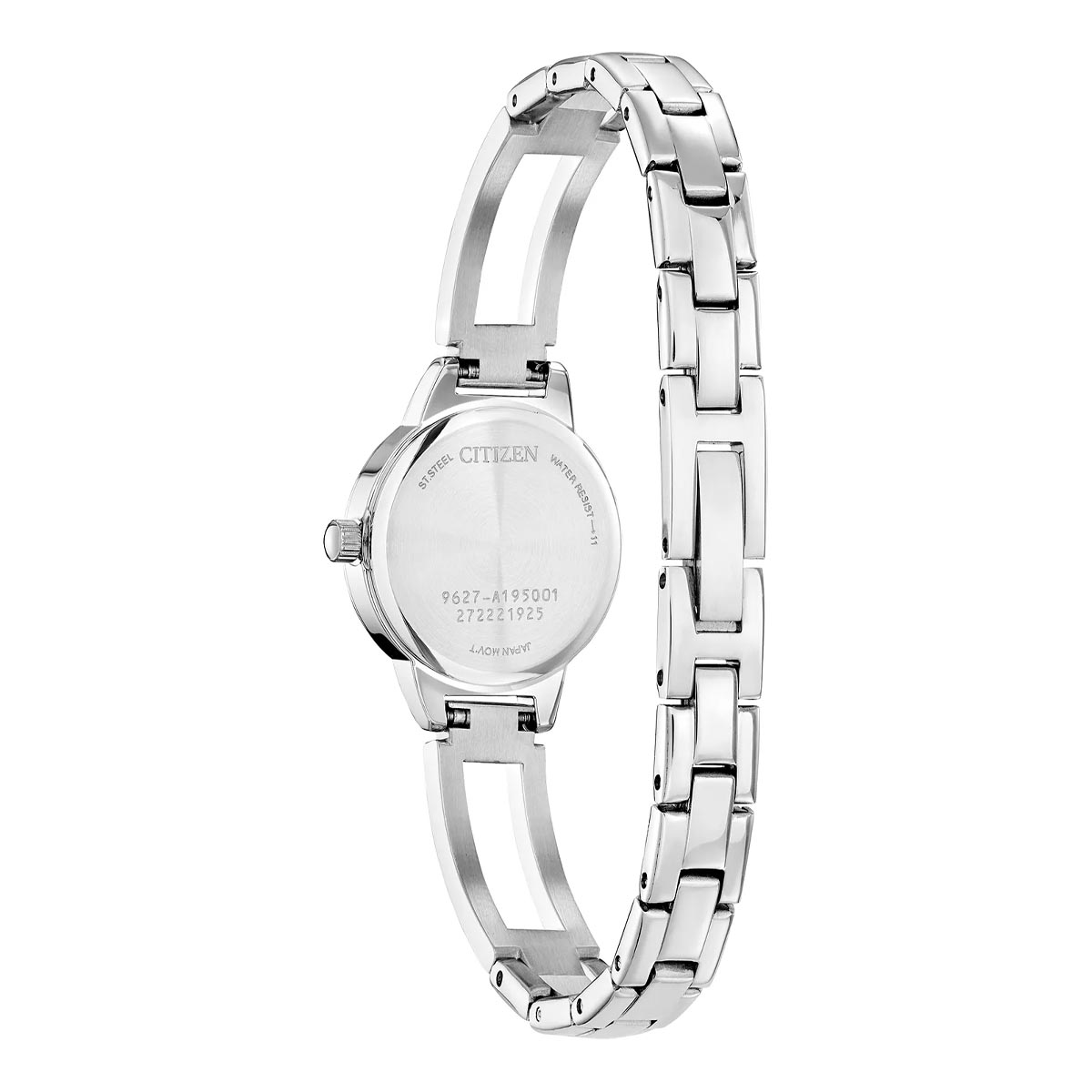 Citizen Womens Watch with White Dial and Stainless Steel Bracelet (quartz movement)