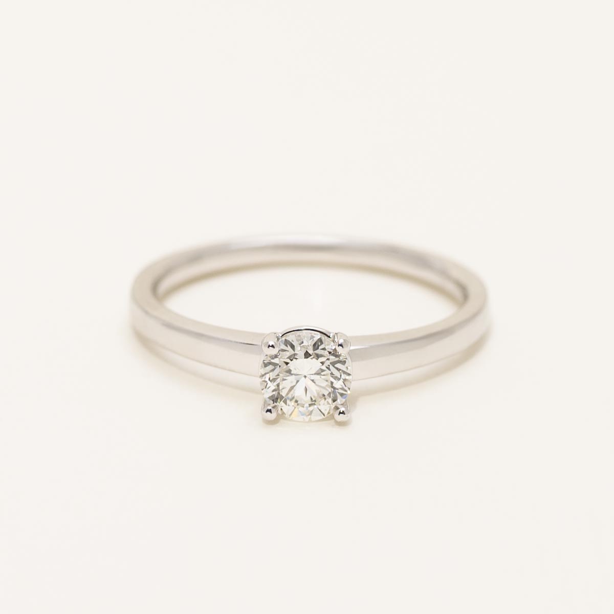 Diamond Solitaire Engagement Ring in 14kt White Gold (1/2ct)
