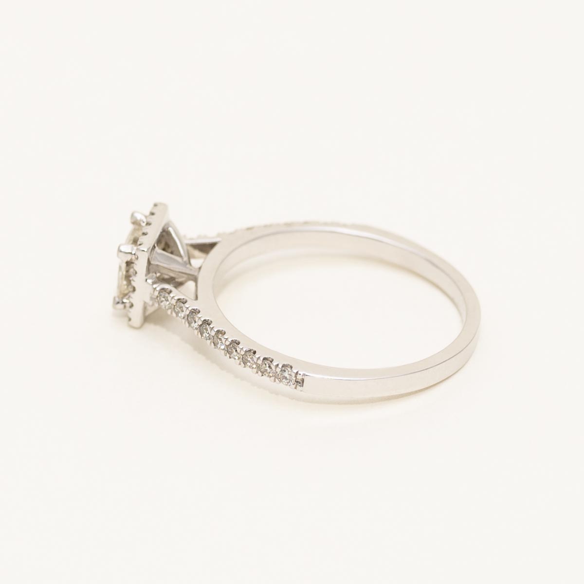 Princess Cut Diamond Halo Engagement Ring in 14kt White Gold (3/4ct tw)