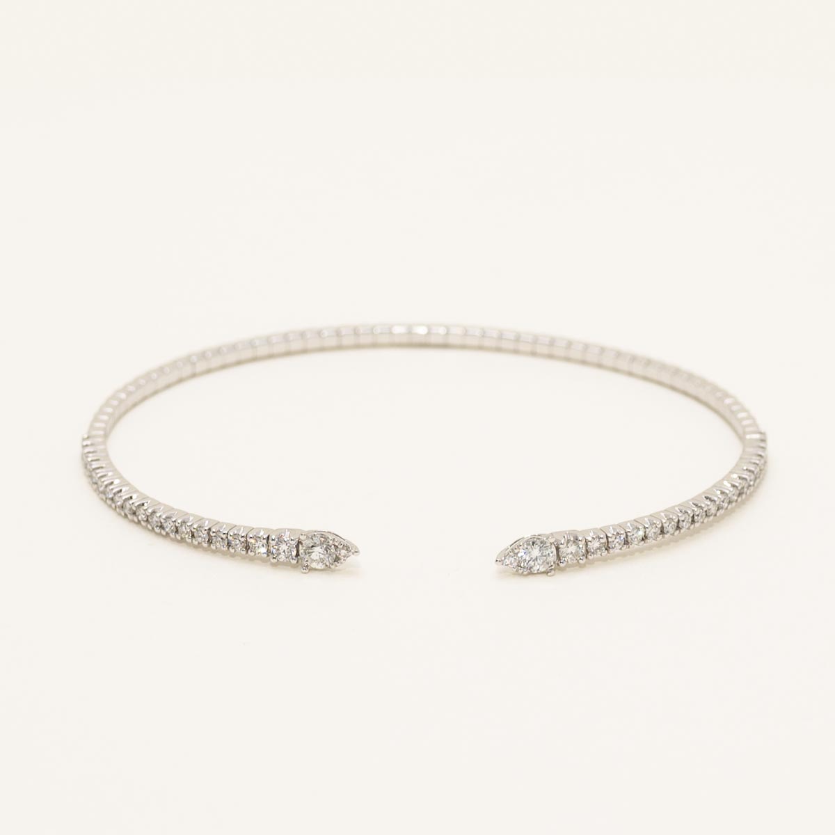 Diamond Flexible Bracelet in 14kt White Gold (3/4ct tw)