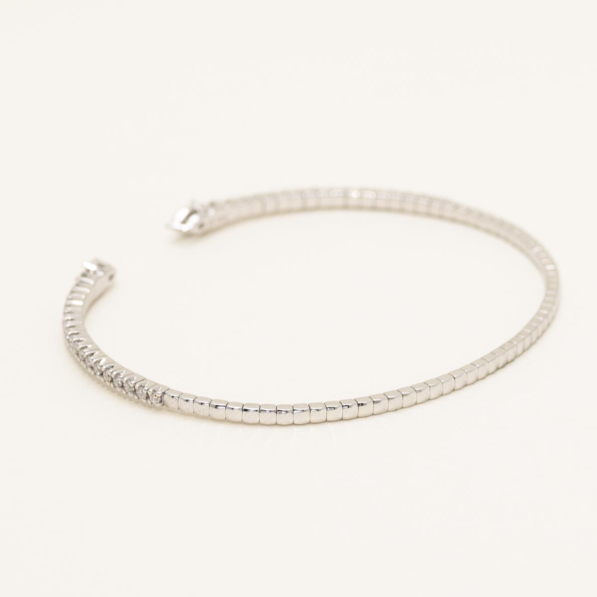 Diamond Flexible Bracelet in 14kt White Gold (3/4ct tw)