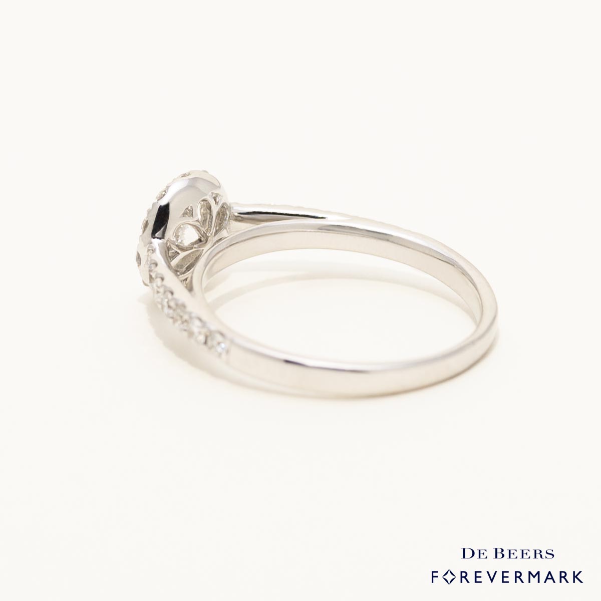 Forevermark Center of my Universe Diamond Halo Engagement Ring in 18kt White Gold (7/8ct tw)
