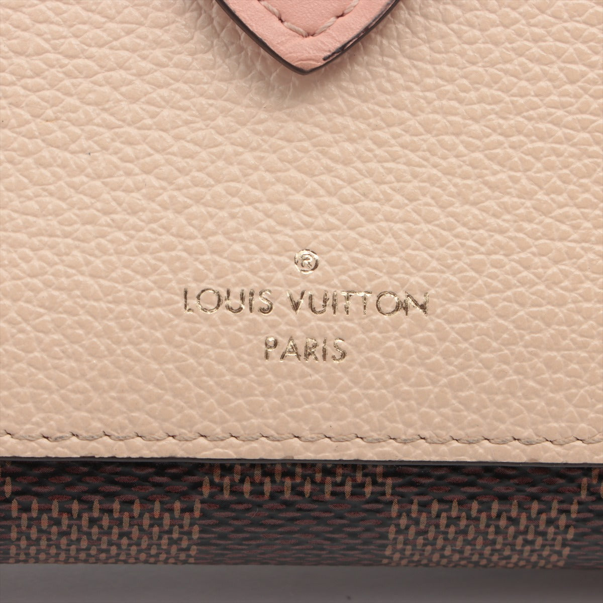 Pre Owned Louis Vuitton Damier Ebene Canvas Juliette Compact Wallet