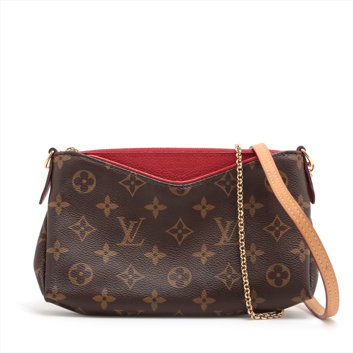 Pre Owned Louis Vuitton Monogram Canvas Pallas Clutch Bag