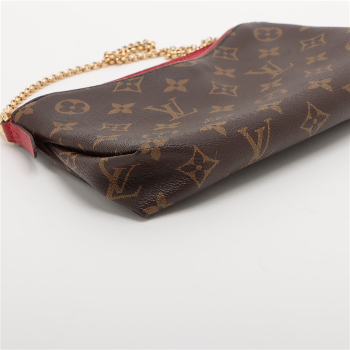 Pre Owned Louis Vuitton Monogram Canvas Pallas Clutch Bag