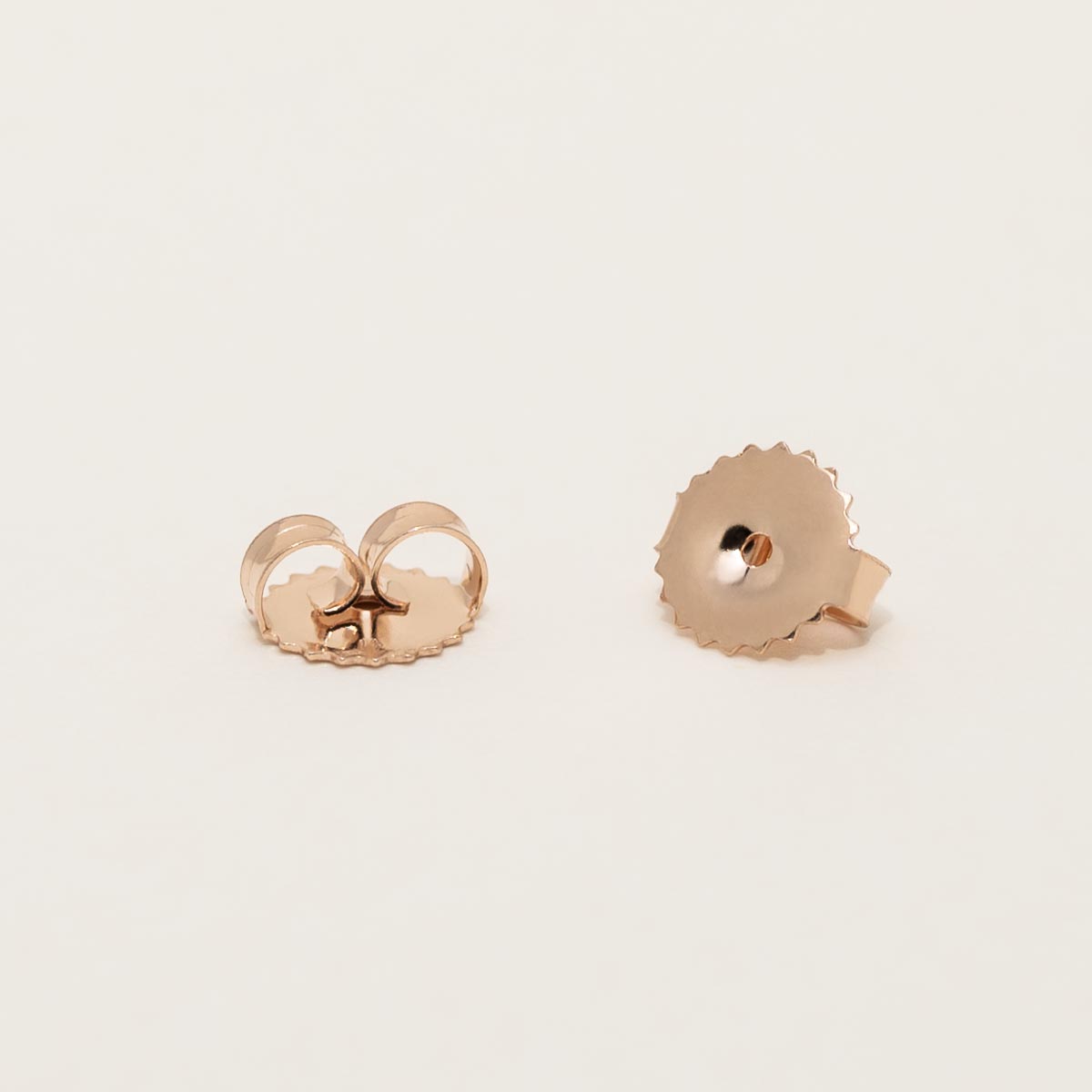 Champagne Diamond Stud Earrings in 14kt Rose Gold (1ct tw)