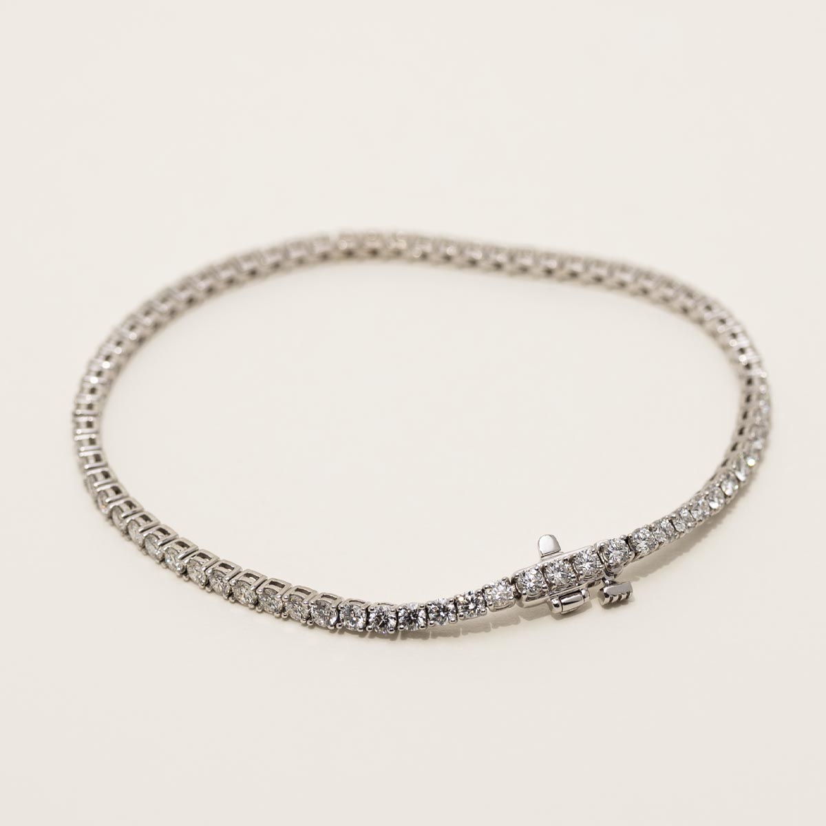 Diamond Tennis Bracelet in 18kt White Gold (3ct tw)