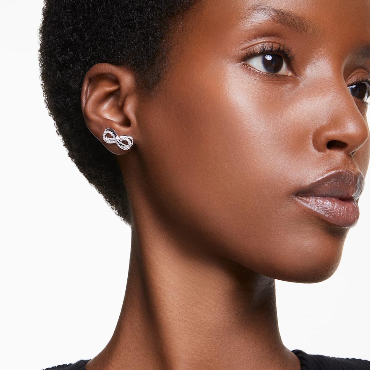 Swarovski Hyperbola Infinity Stud Earrings – Day's Jewelers