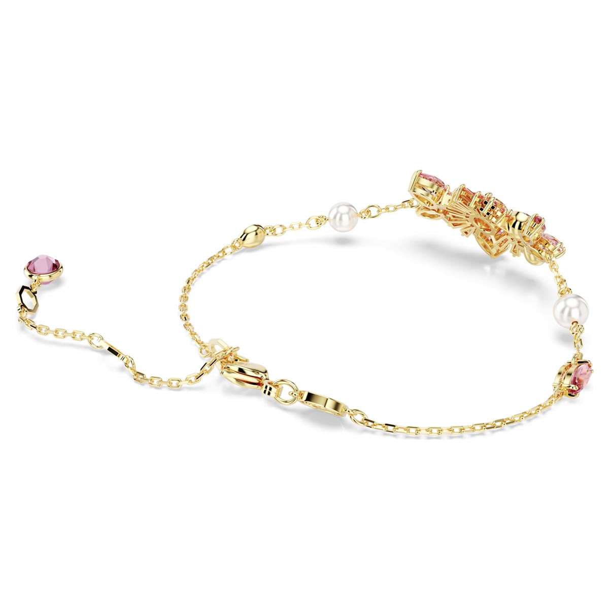 Swarovski Gema Pink Flower Bracelet