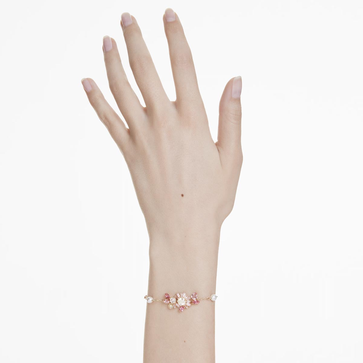 Swarovski Gema Pink Flower Bracelet