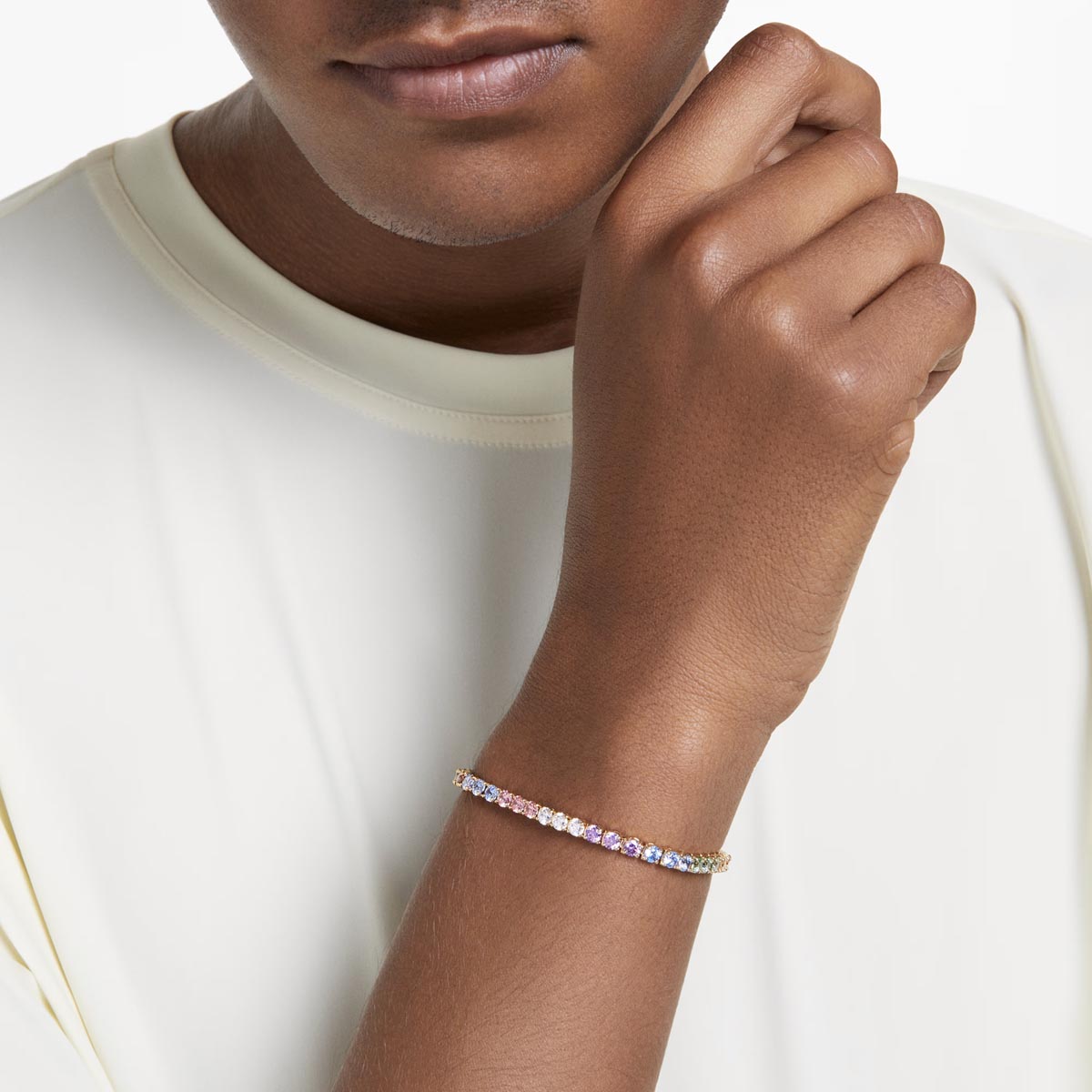 Swarovski Multicolor Matrix Tennis Bracelet