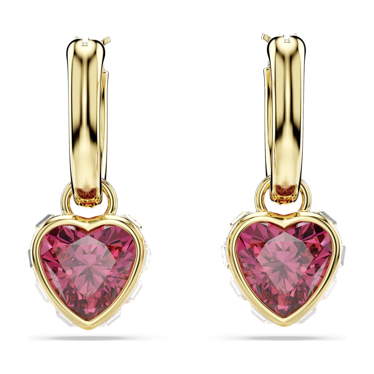 Swarovski Chroma Pink Drop Earrings