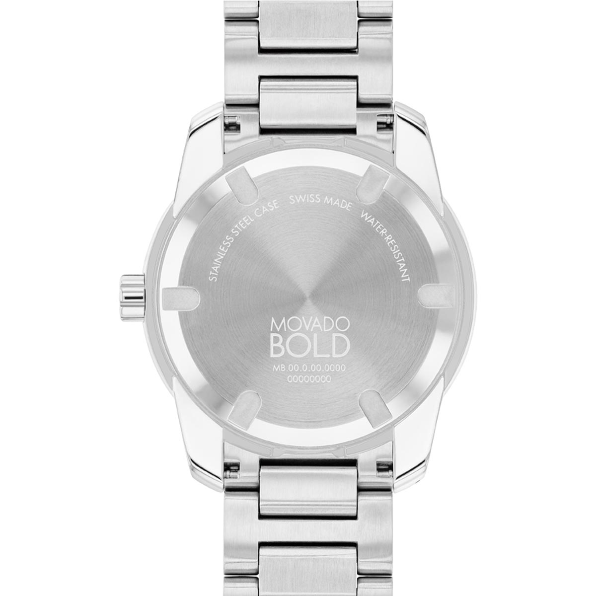 Movado Bold Verso Men's Watch with Gray Dial and Stainless Steel Bracelet (quartz movement)