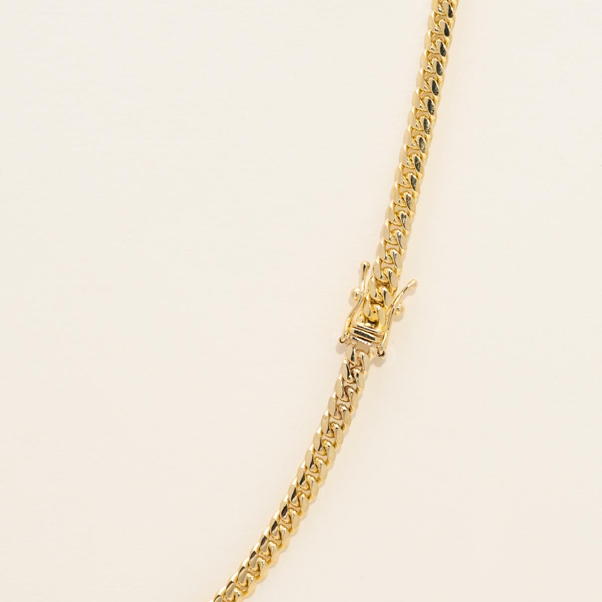 Maimi Cuban Chain in 10kt Yellow Gold (18 inches and 3.9mm wide)