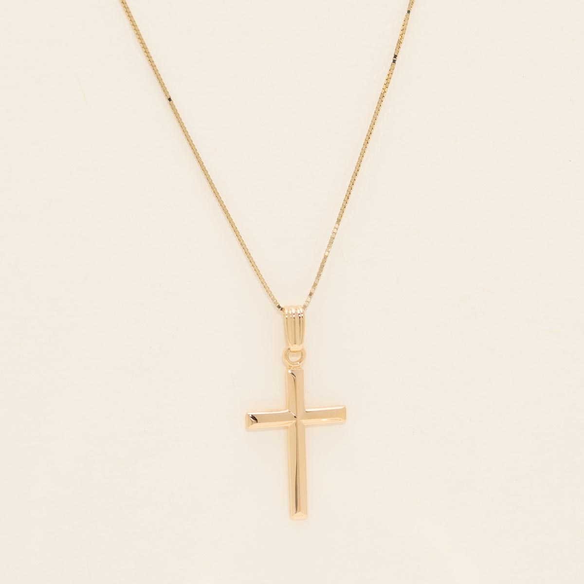 Cross Necklace in 14kt Yellow Gold