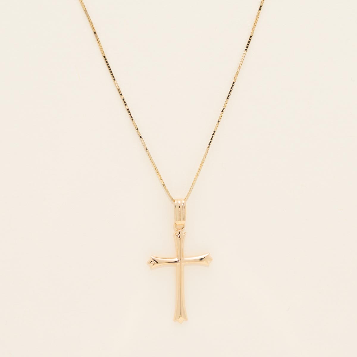 Cross Necklace in 14kt Yellow Gold