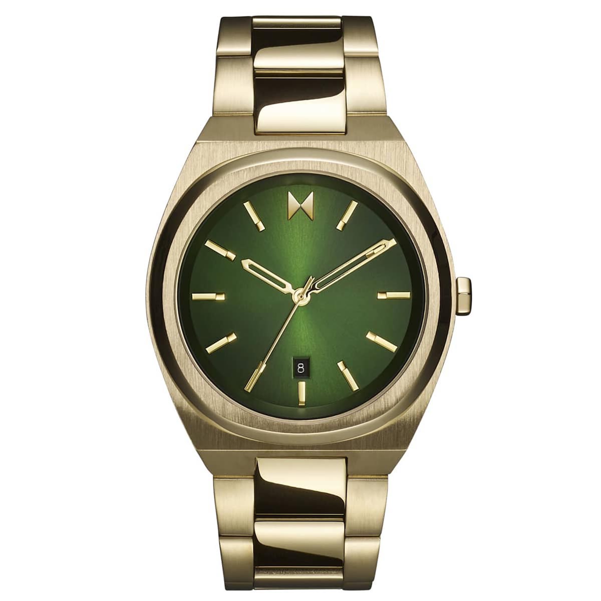 MVMT by Movado Odyssey II Mens Watch with Green Dial and Yellow Ion Plated Steel Bracelet (quartz movement)