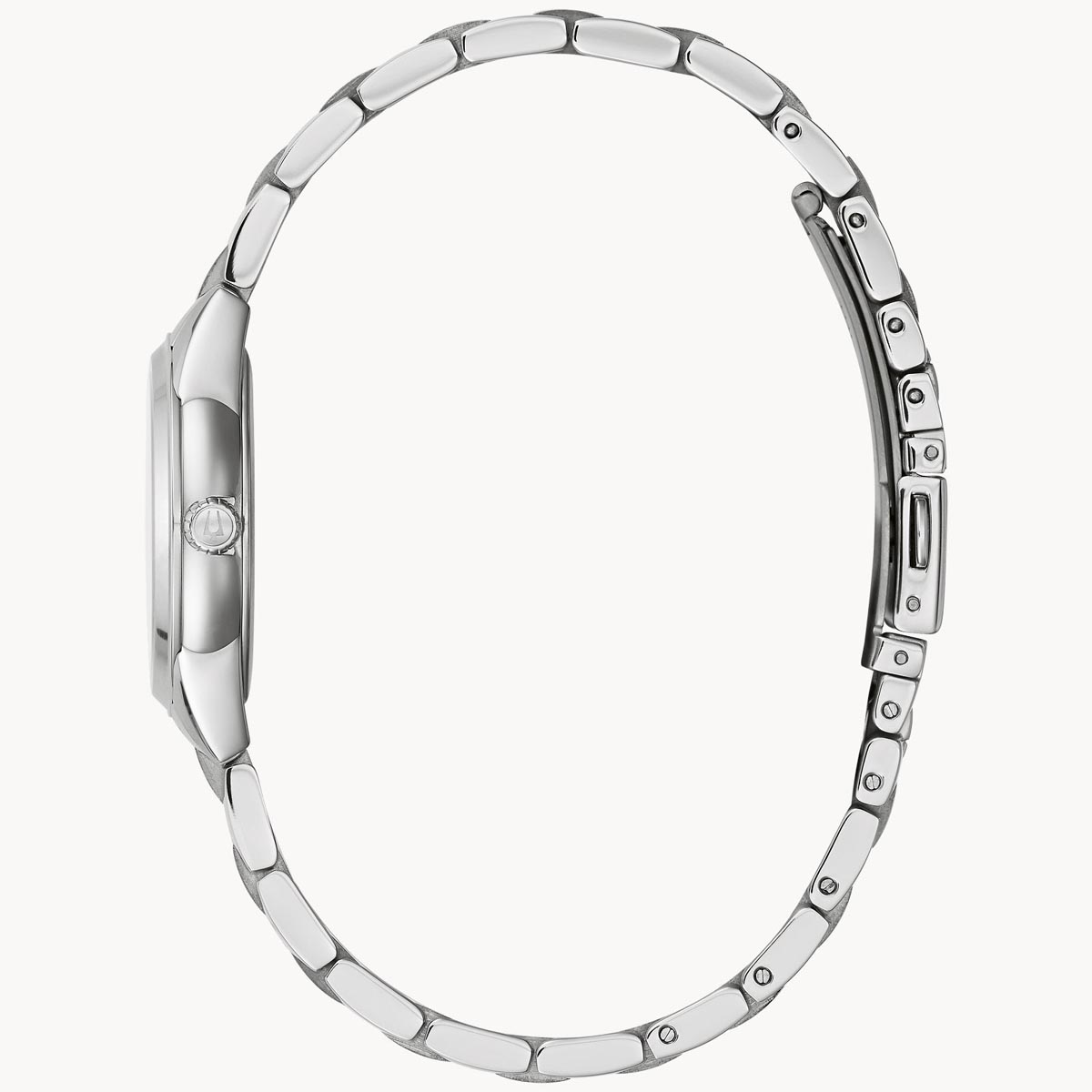 Bulova Sutton Women's Diamond Watch with Pink Dial and Stainless Steel Bracelet (quartz movement)