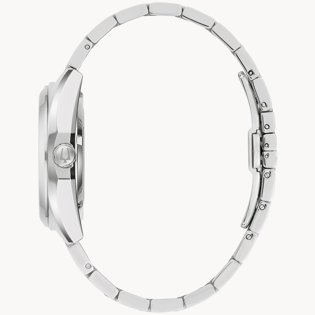 Bulova Surveyor Men's Watch with Green Dial and Stainless Steel Bracelet (automatic movement)