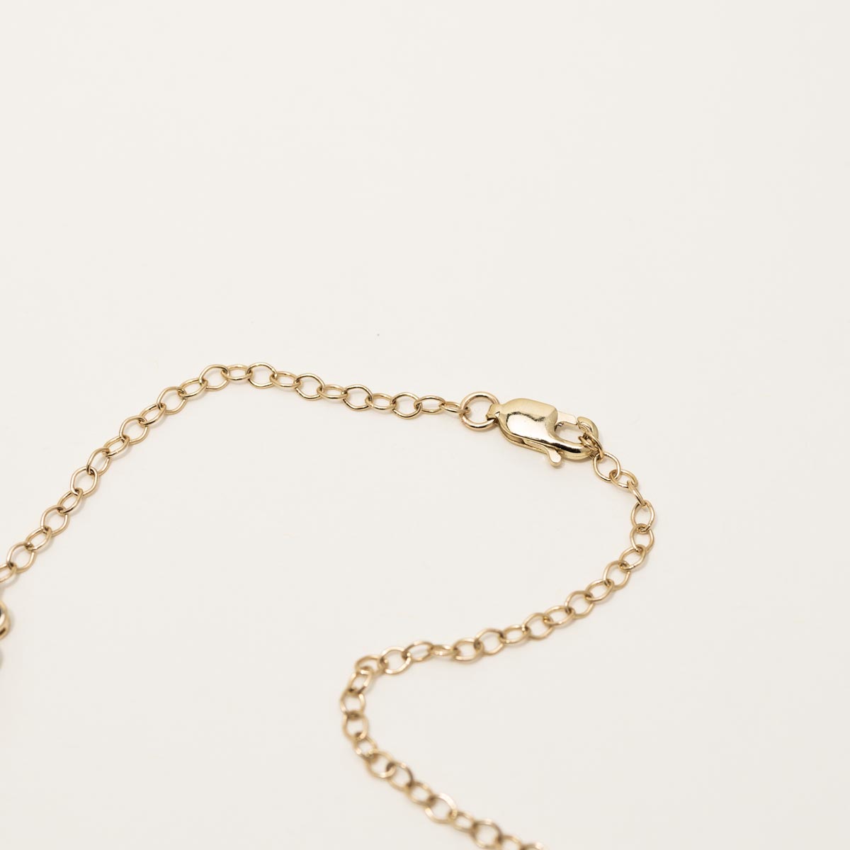 Sapphire Bezel Set Necklace in 14kt Yellow Gold