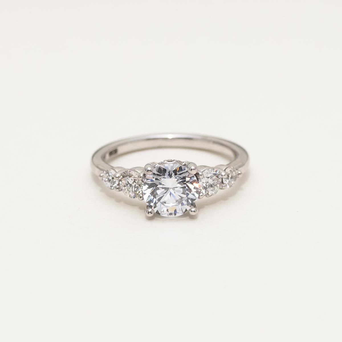 Diamond Engagement Ring Setting in 14kt White Gold (1/2ct tw)