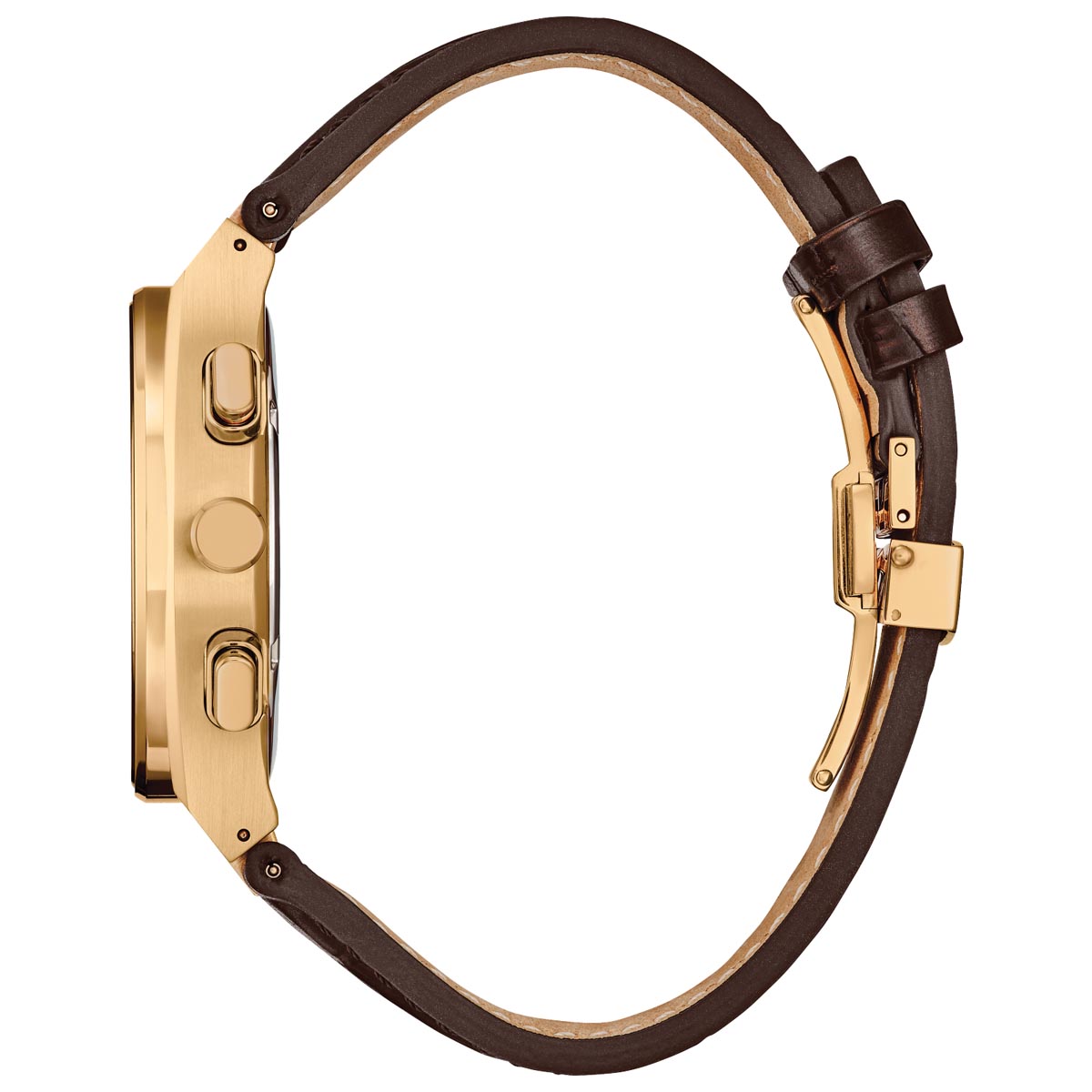 Citizen Axiom SC Watch with Black Dial and Brown Leather Strap