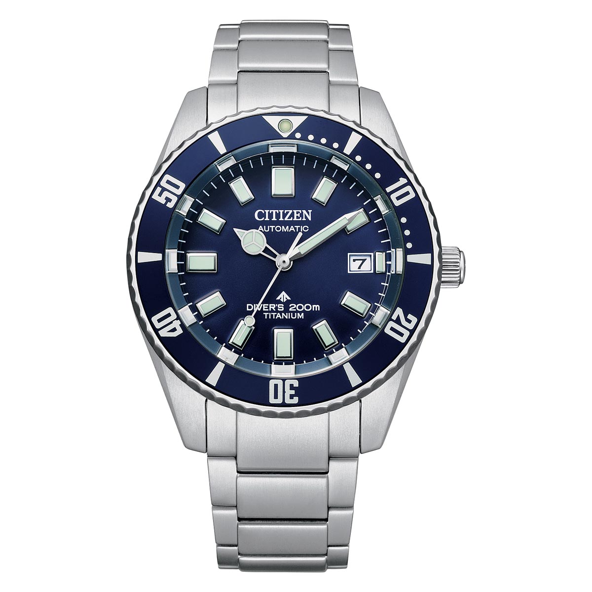 Citizen Promaster Fujitsubo Mens Watch with Blue Dial and Super Titanium™ Bracelet (automatic movement)
