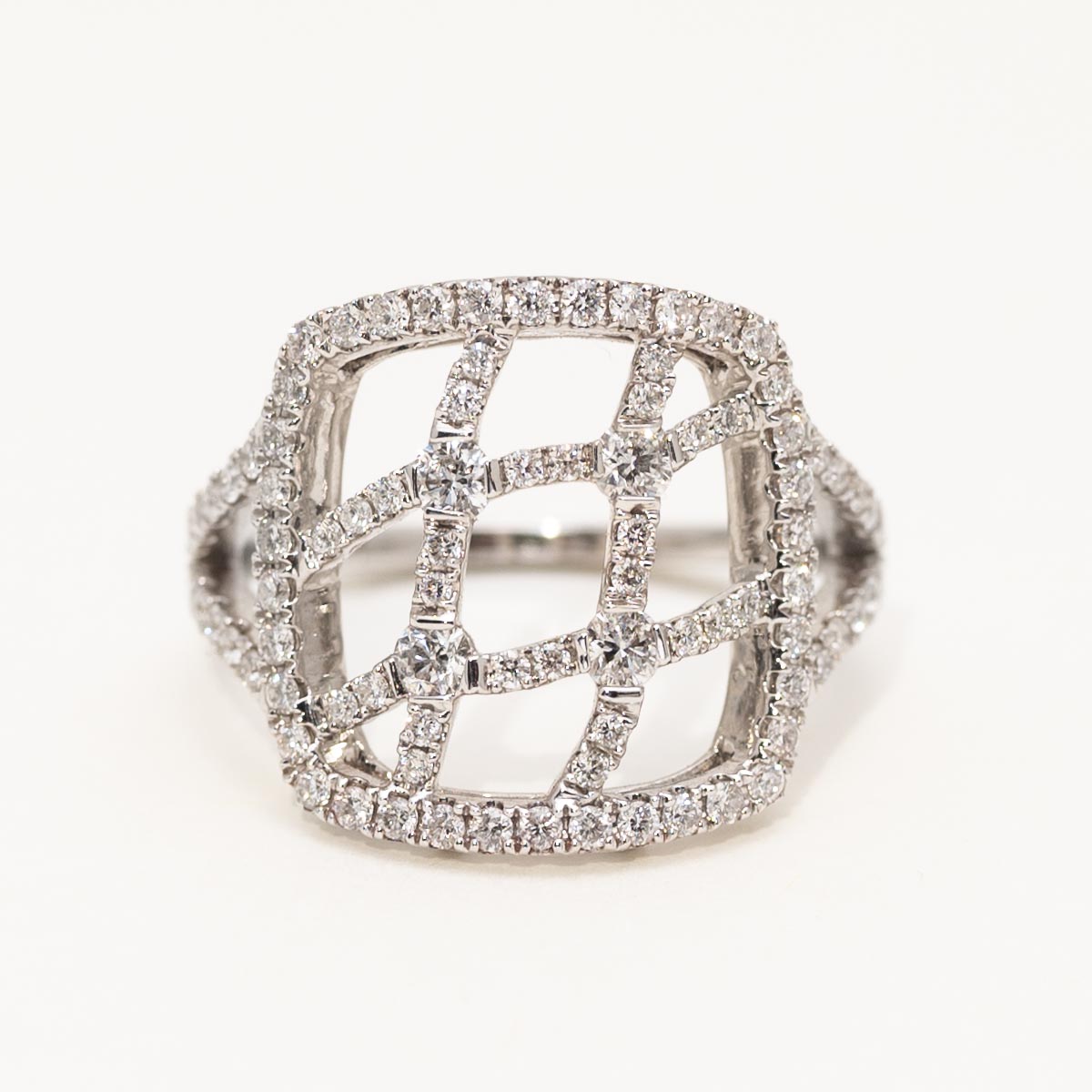 Diamond Fashion Ring in 14kt White Gold (3/4ct tw)