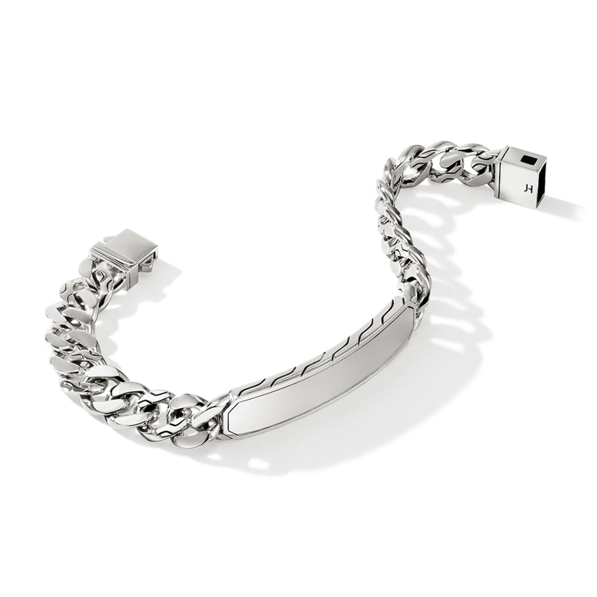 John Hardy ID Curb Link Bracelet in Sterling Silver