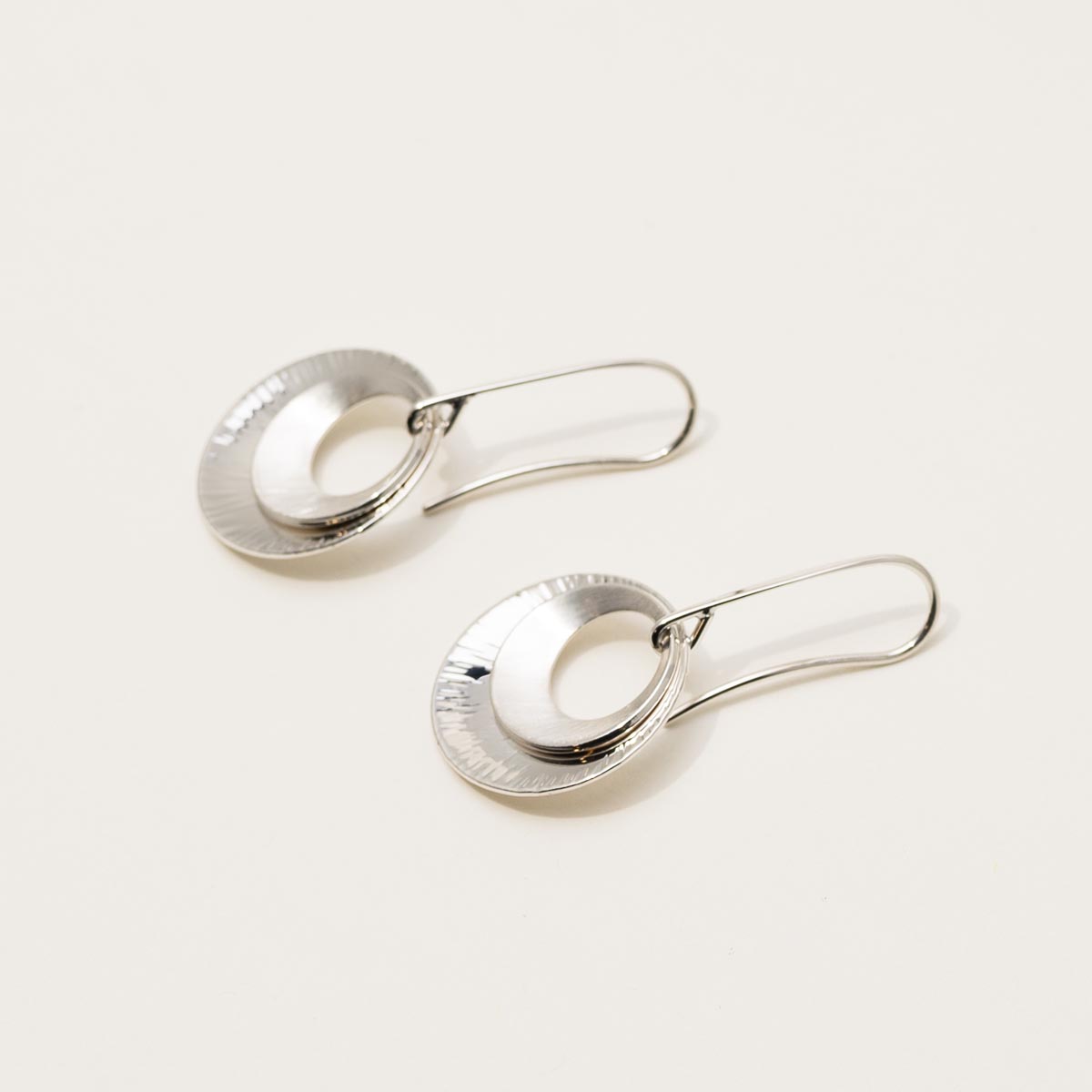 E.L. Designs Shimmer Drop Earrings in Sterling Silver