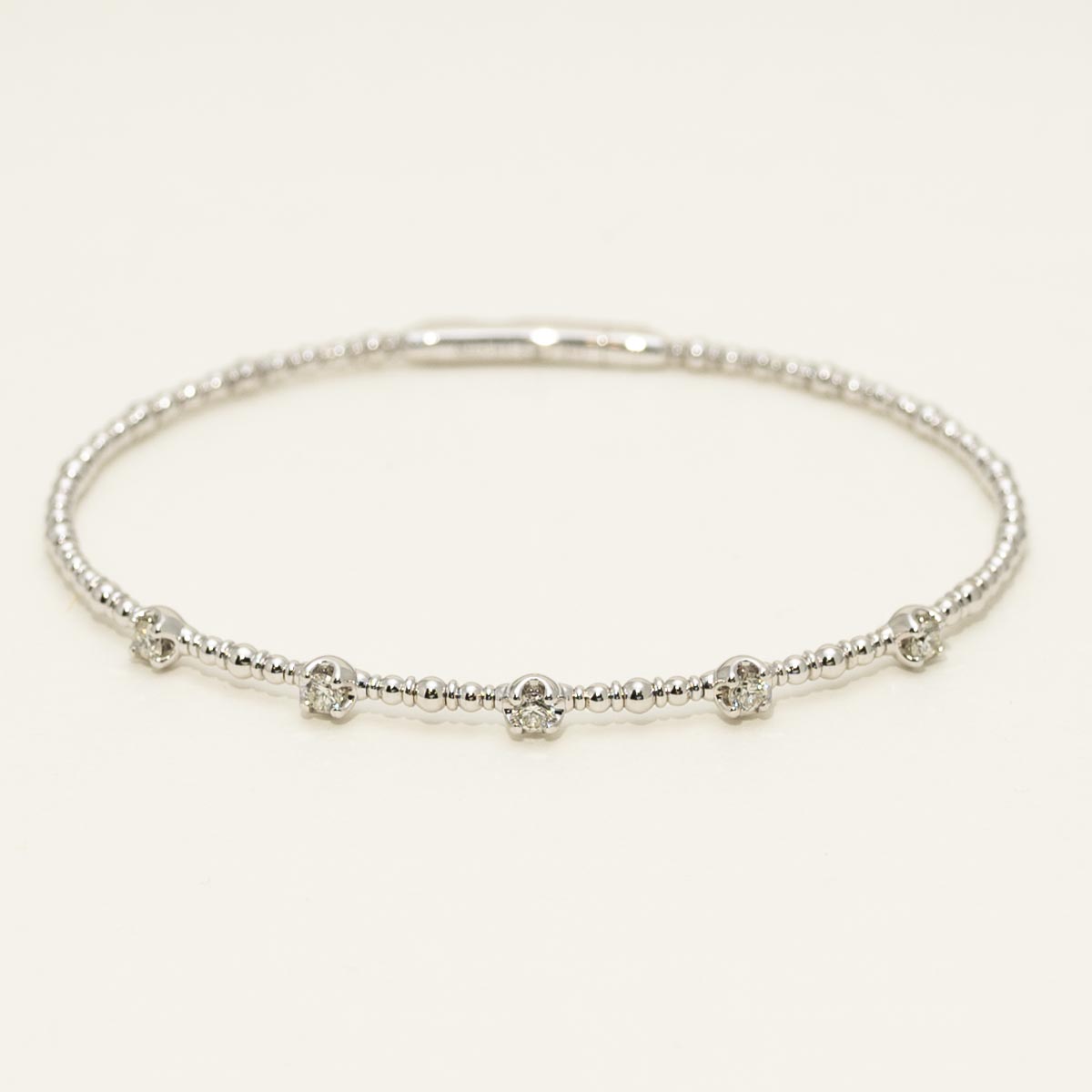 Diamond Flexible Bracelet in 14kt White Gold (1/3ct tw)