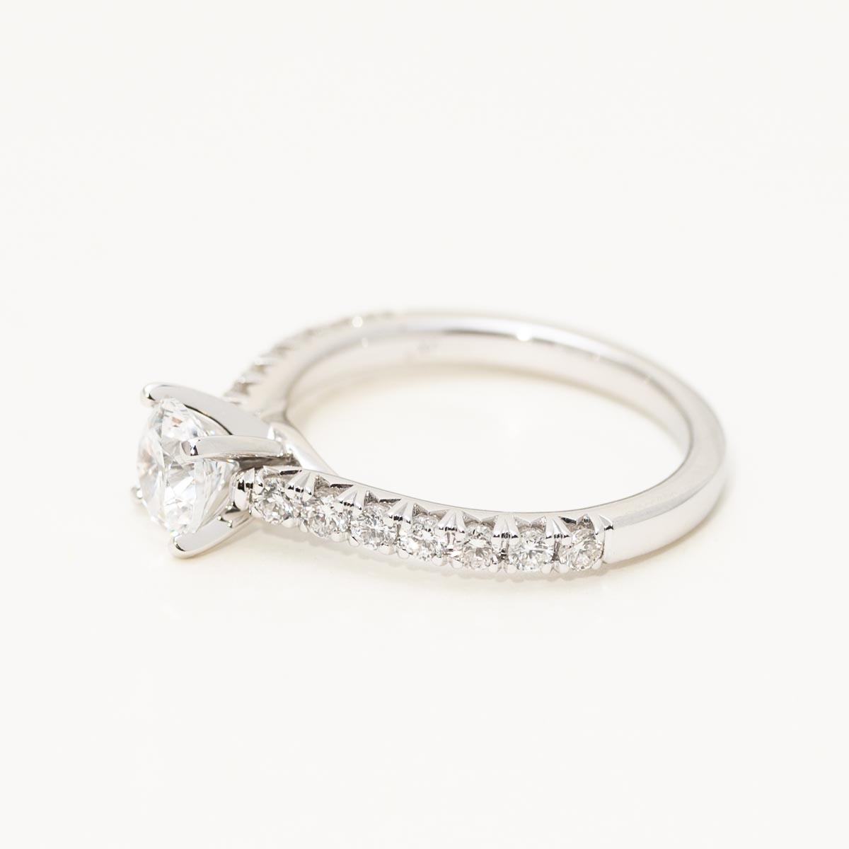 Diamond Engagement Ring Setting in 14kt White Gold (1/2ct tw)