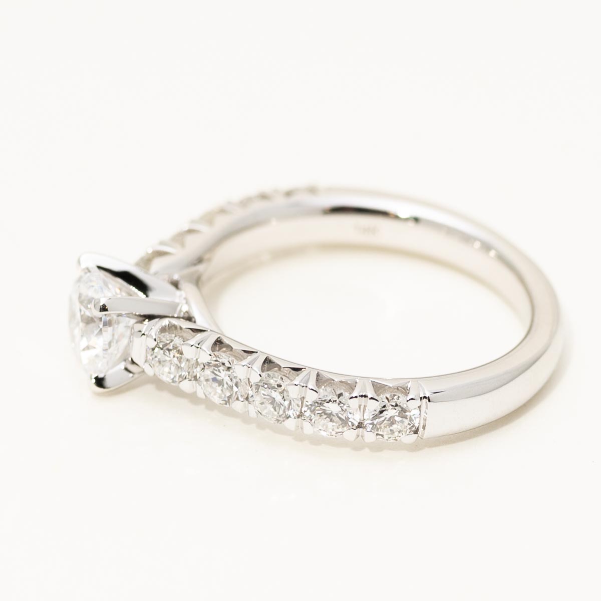 Diamond Engagement Ring Setting in 14kt White Gold (1ct tw)