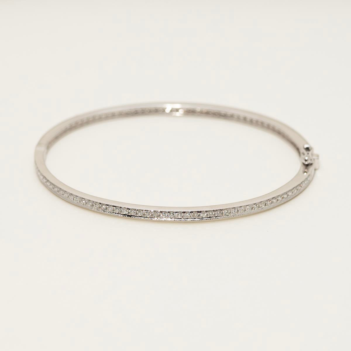 Dabakarov Diamond Bangle Bracelet in 14kt White Gold (7/8ct tw)