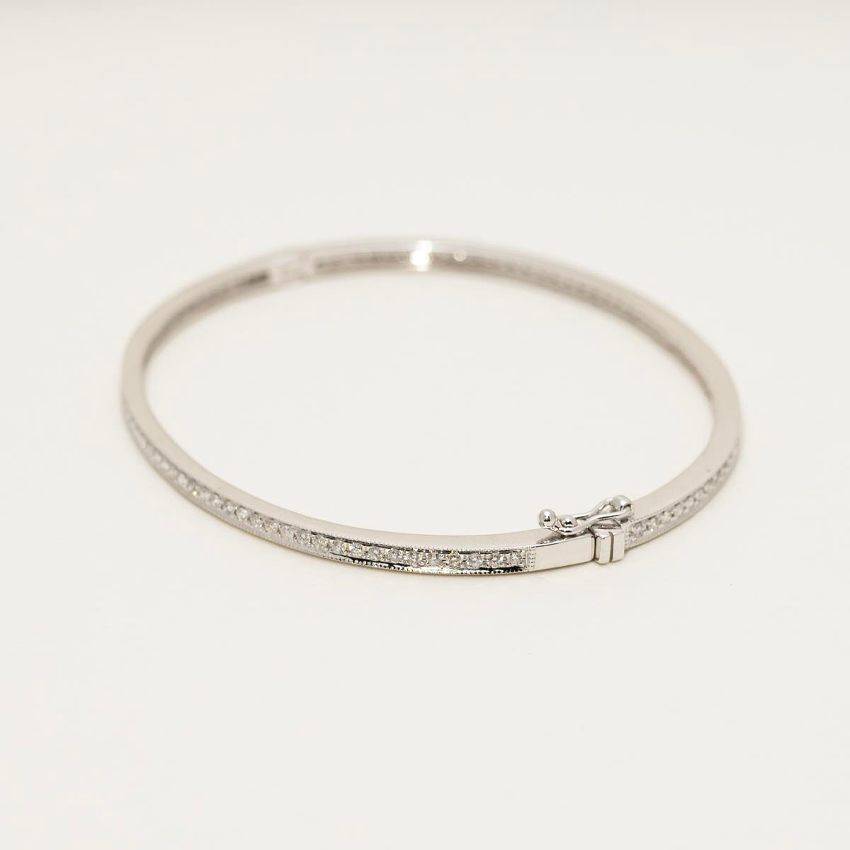 Dabakarov Diamond Bangle Bracelet in 14kt White Gold (7/8ct tw)