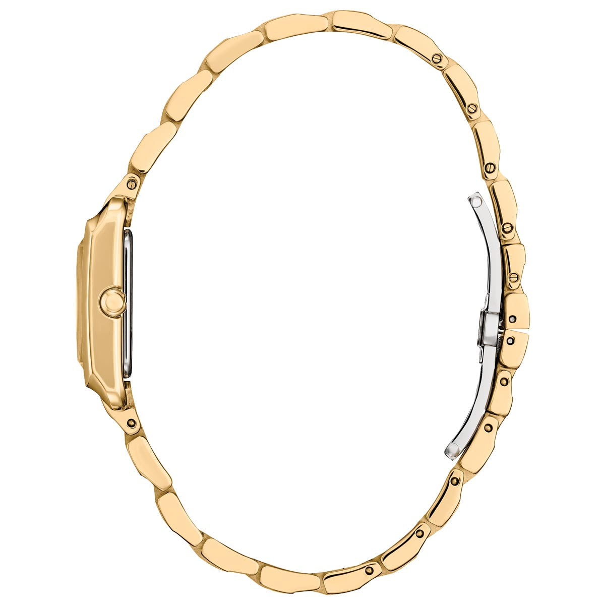 Citizen Bianca Womens Watch with White Dial and Gold Toned Stainless Steel Bracelet (eco-drive movement)