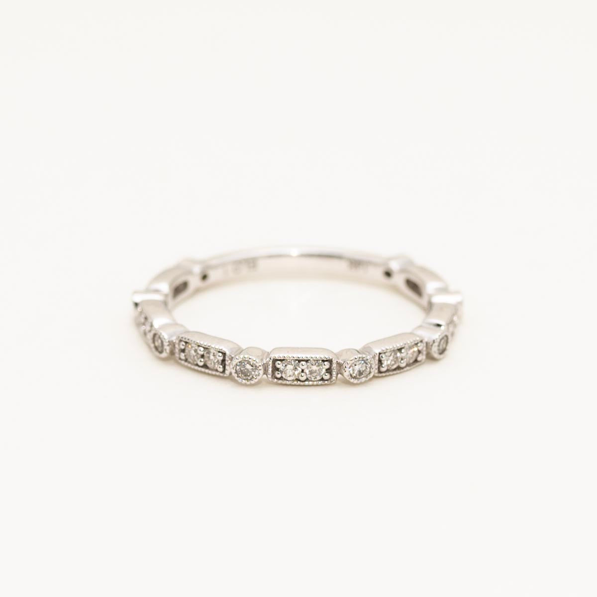 Diamond Stackable Band in 14kt White Gold (1/4ct tw)