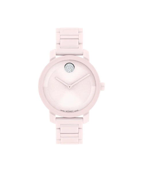 Movado Bold Evolution 2.0 Womens Watch with Pink Dial and Pink