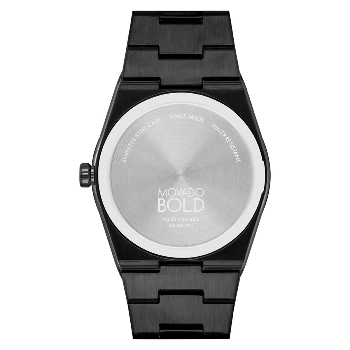 Movado Bold Quest Mens Watch with Black Dial and Black Ionic Plated Stainless Steel Bracelet (Swiss quartz movement)