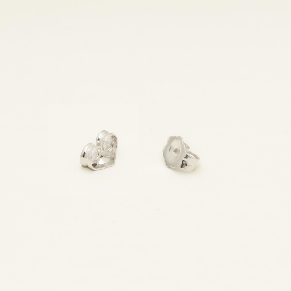 Pear Shaped Amethyst Drop Earrings in 14kt White Gold with Diamonds (1/7ct tw)