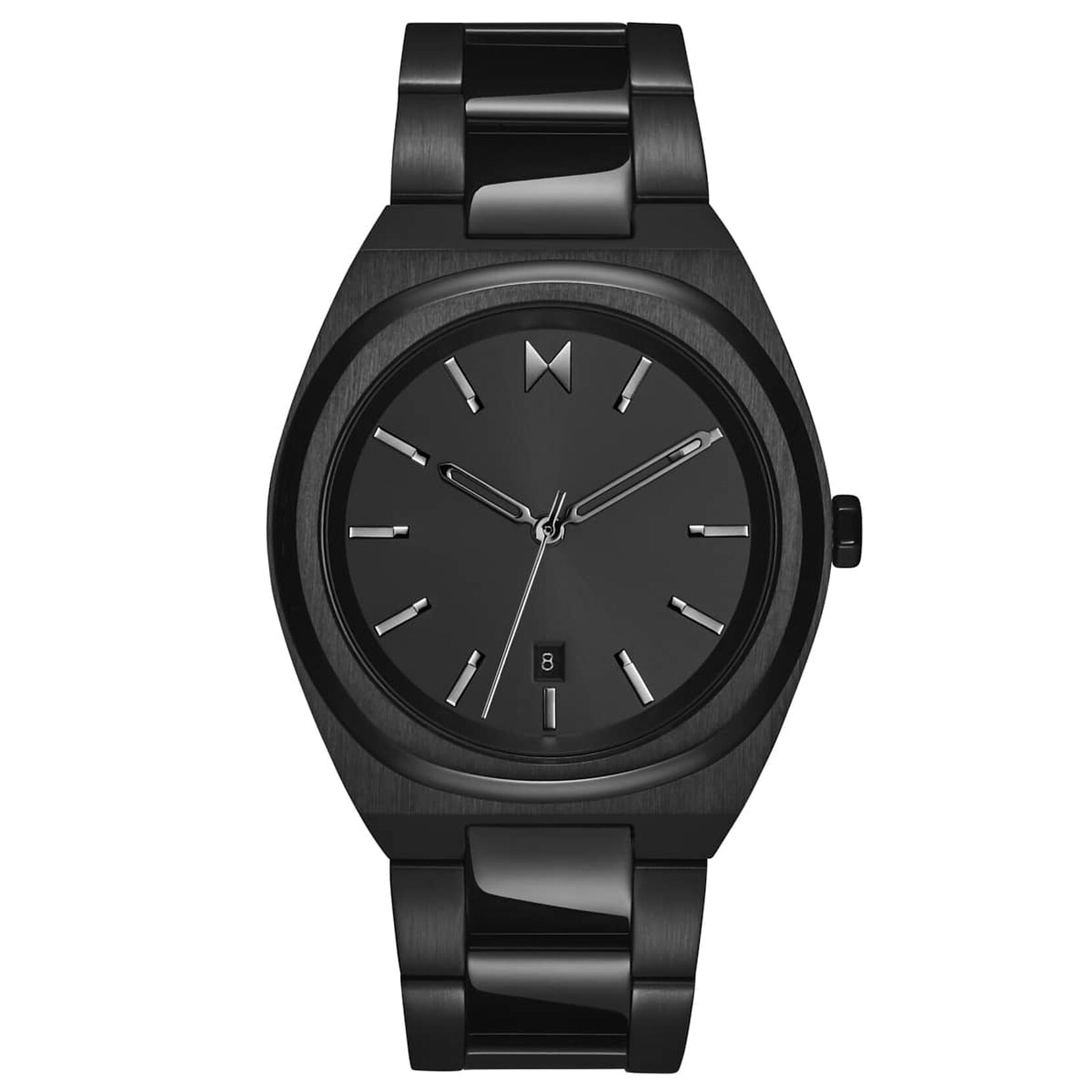 MVMT Odyssey II Mens Watch with Black Dial and Black Ion Plated Stainless Steel Bracelet (quartz movement)