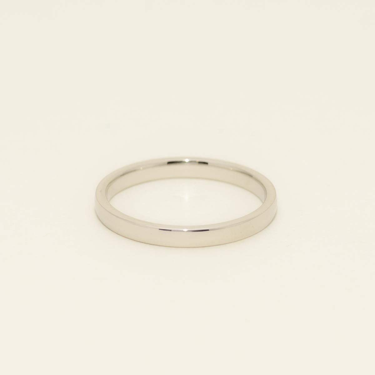 High Dome Wedding Band in Platinum (2mm)
