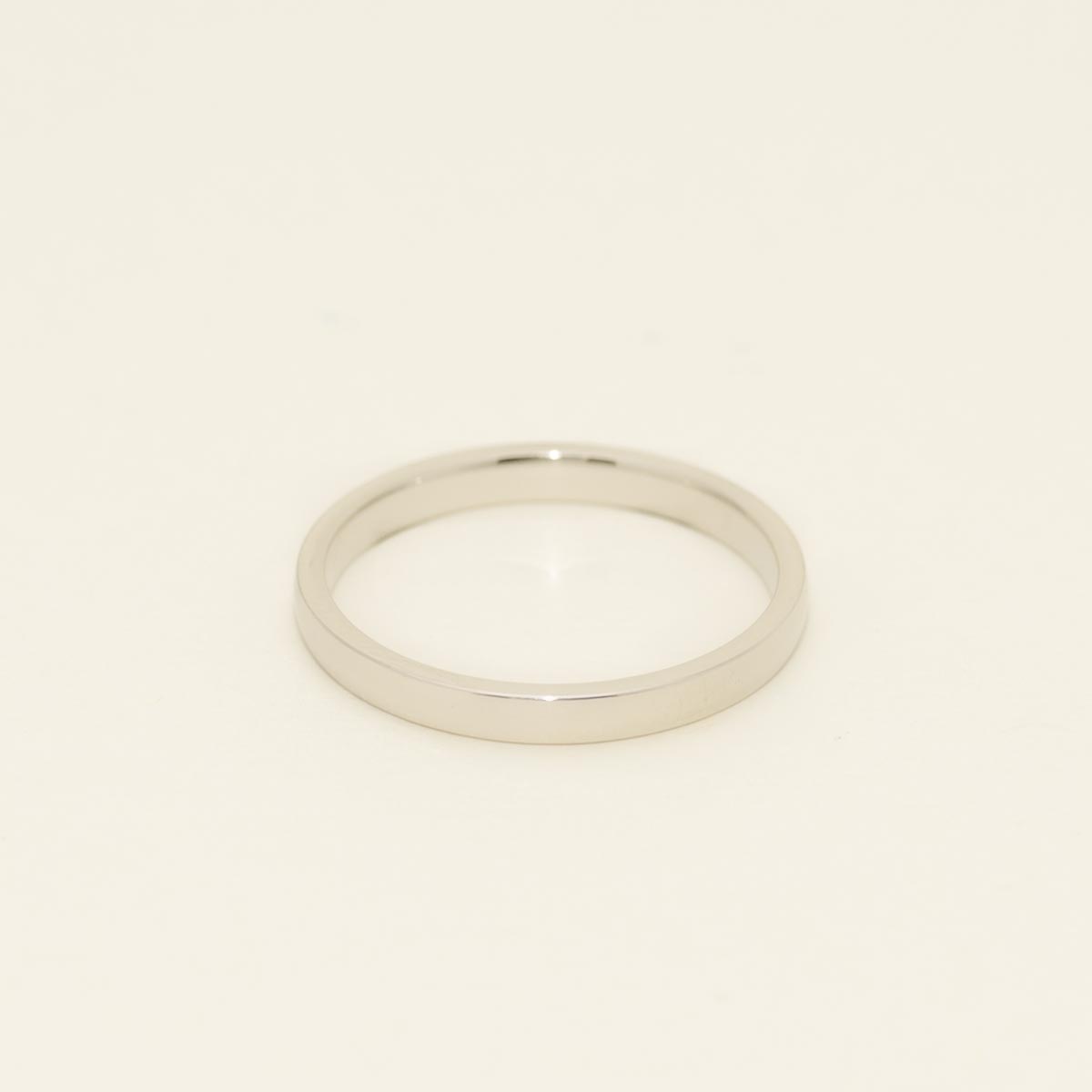 High Dome Wedding Band in Platinum (2mm)