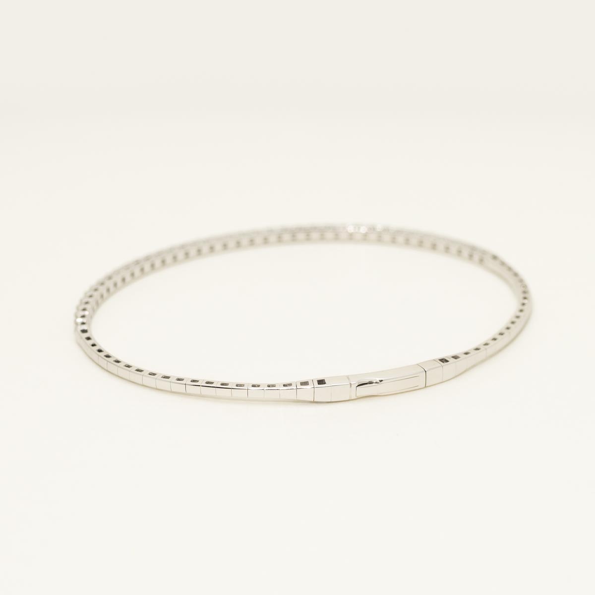Diamond Flexible Bangle Bracelet in 14kt White Gold (1ct tw)