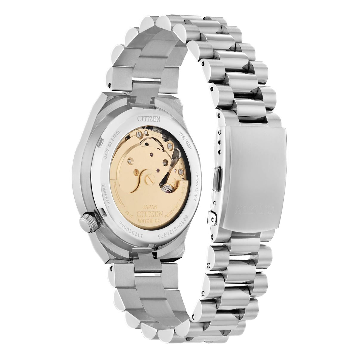 Citizen Tsuyosa Watch with Gradient Teal Dial and Stainless Steel Bracelet (automatic movement)